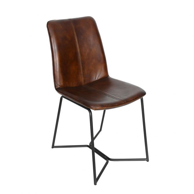  Essex 18" Morgan Dining Chair Hand Washed Chestnut 