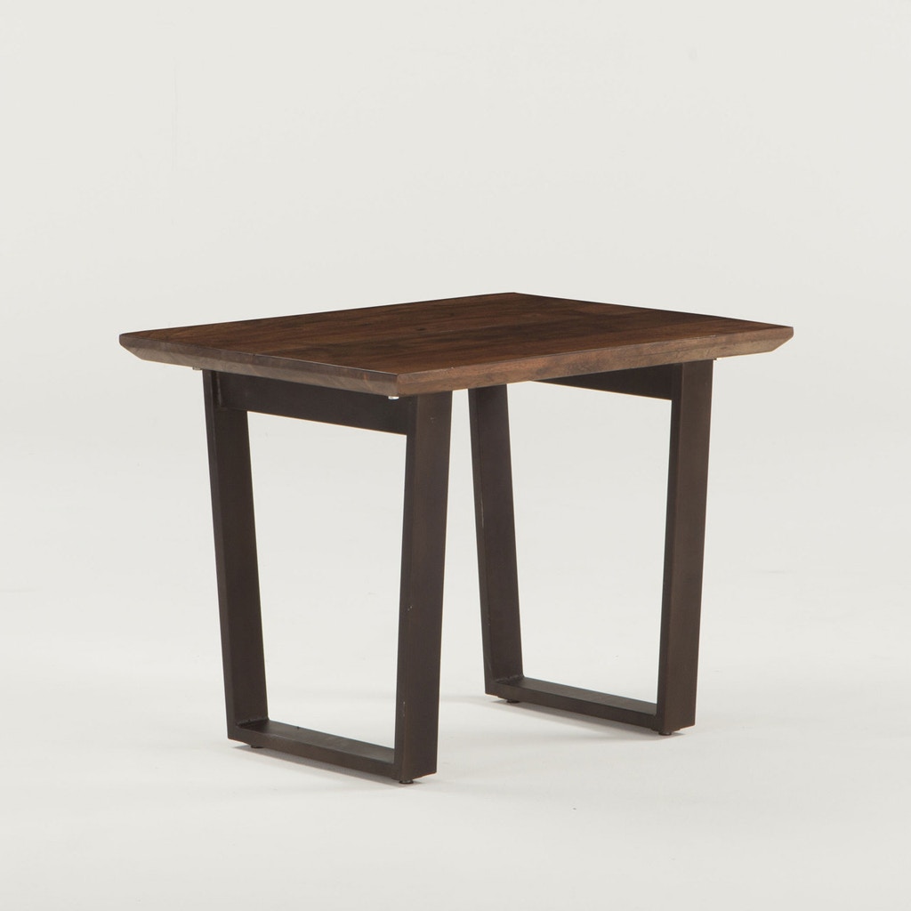 Dth Living Room Mozambique Side Table 28 Walnut Brown Antique Fmz St28wn Mountain Comfort