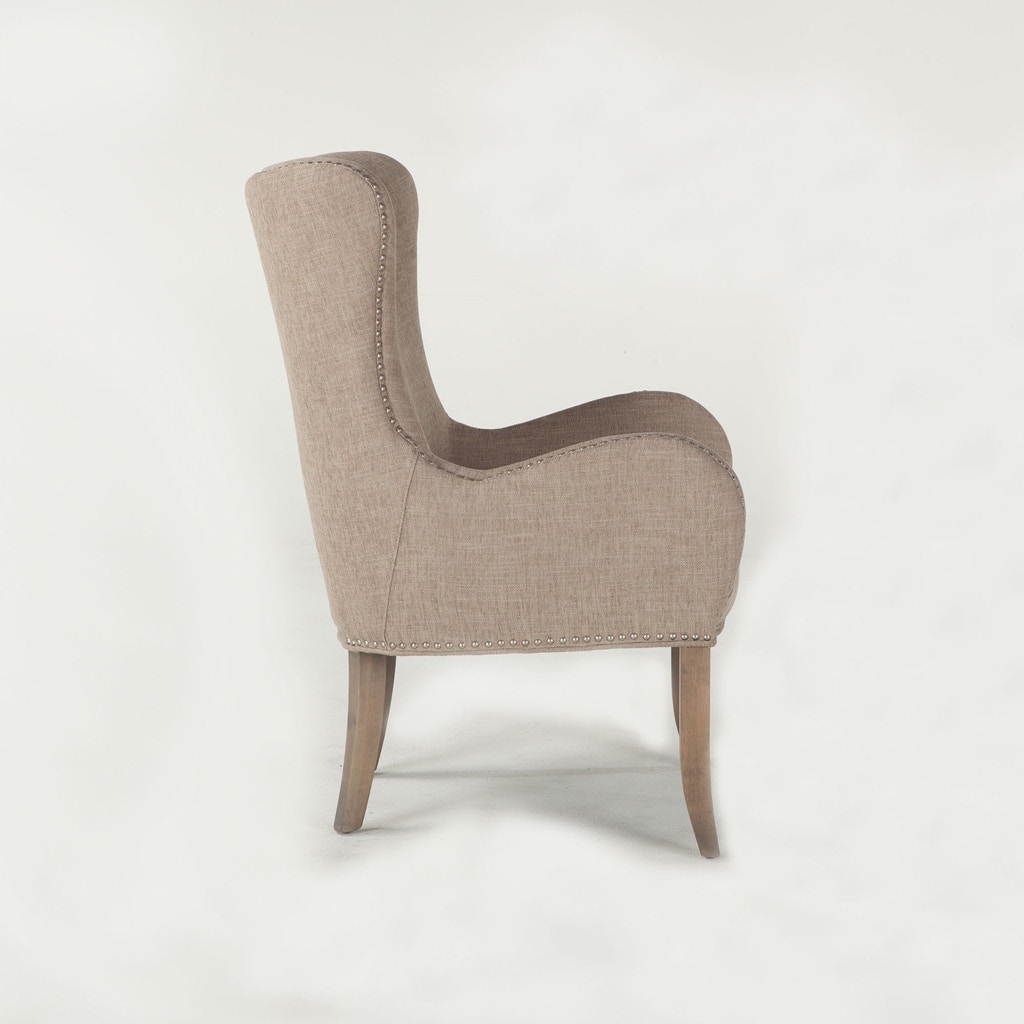  LOFT ARM CHAIR, SILVER NAILS 