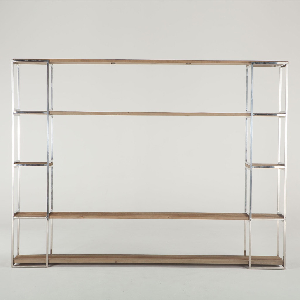  RUSTIC LUXE BOOKCASE 80" , NATURAL 