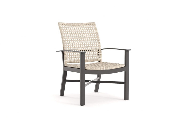  Jasper Woven Dining Stationary Arm Dining Chair (2pk) 