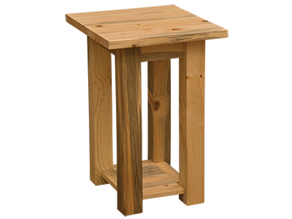  Blue Stain Pine Open Nightstand 