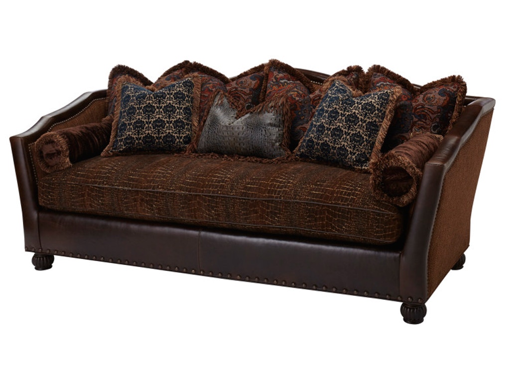 one cushion leather sofa