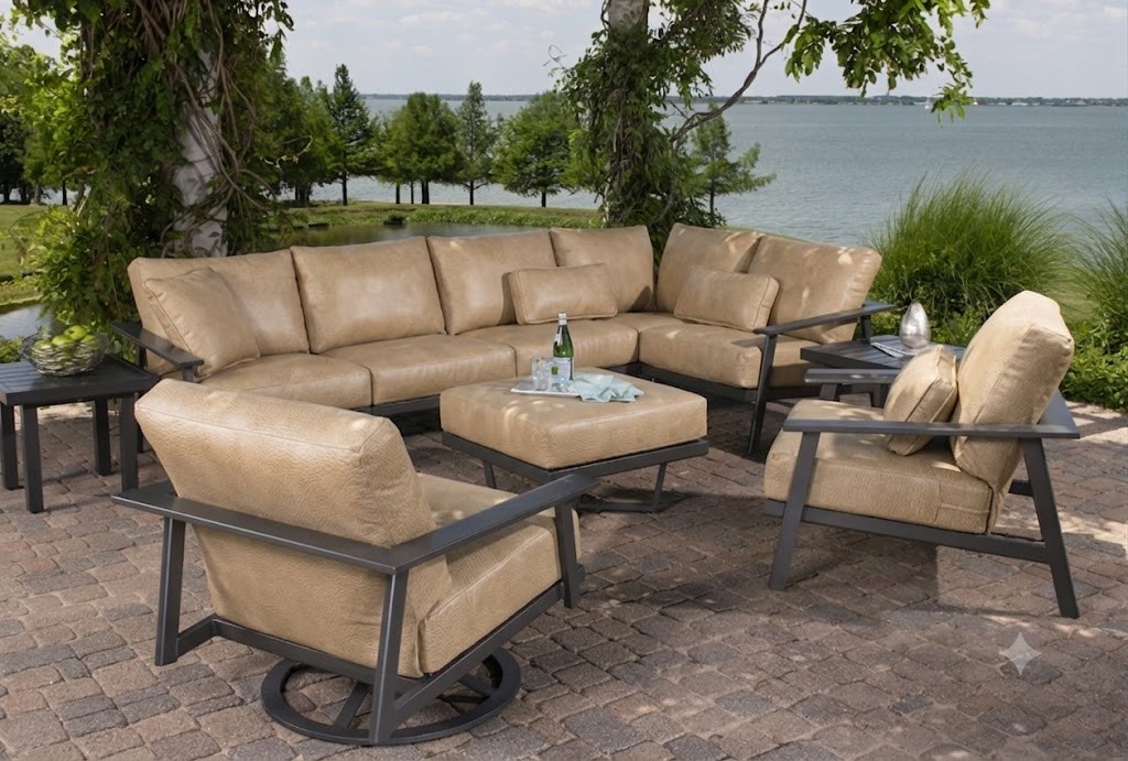  Modular Sectional with Outdoor Brisa Fabric 