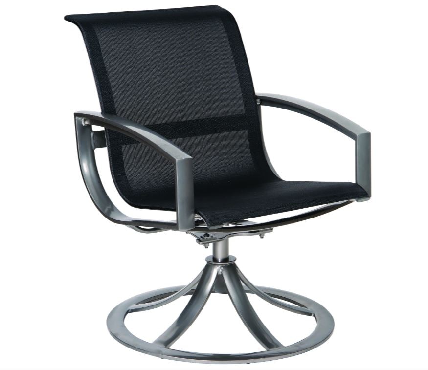  Metropolis Swivel Dining Arm Chair 