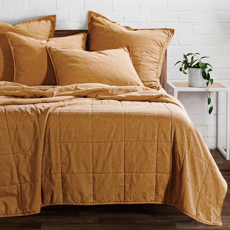  Stonewashed Terracotta Bedding 
