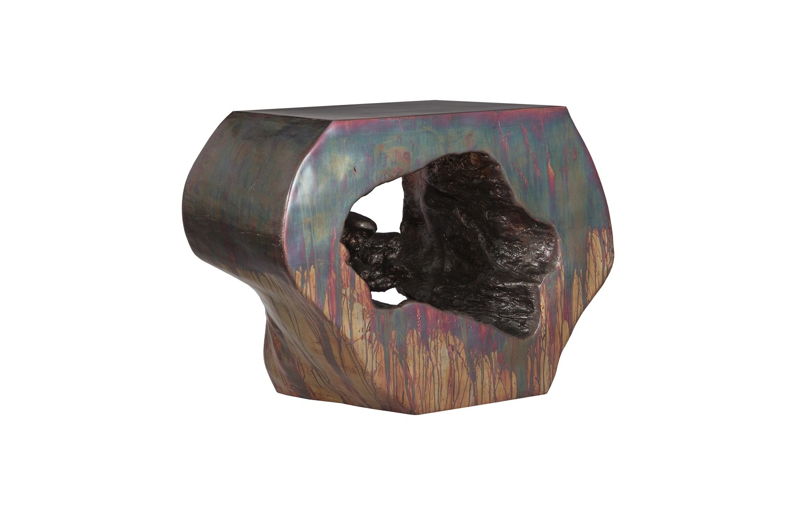  Copper Patina Console 