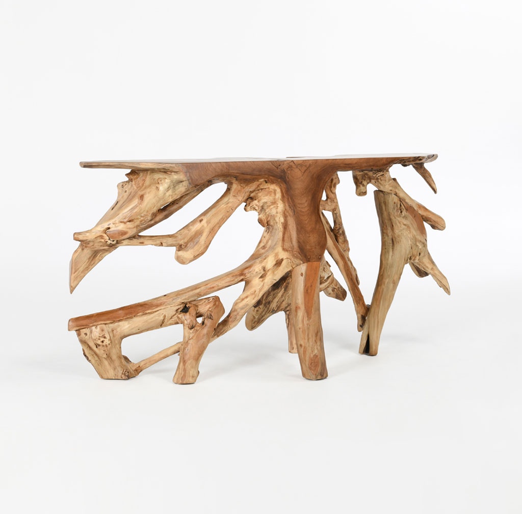  Madeira 59" Root Console Table Natural 