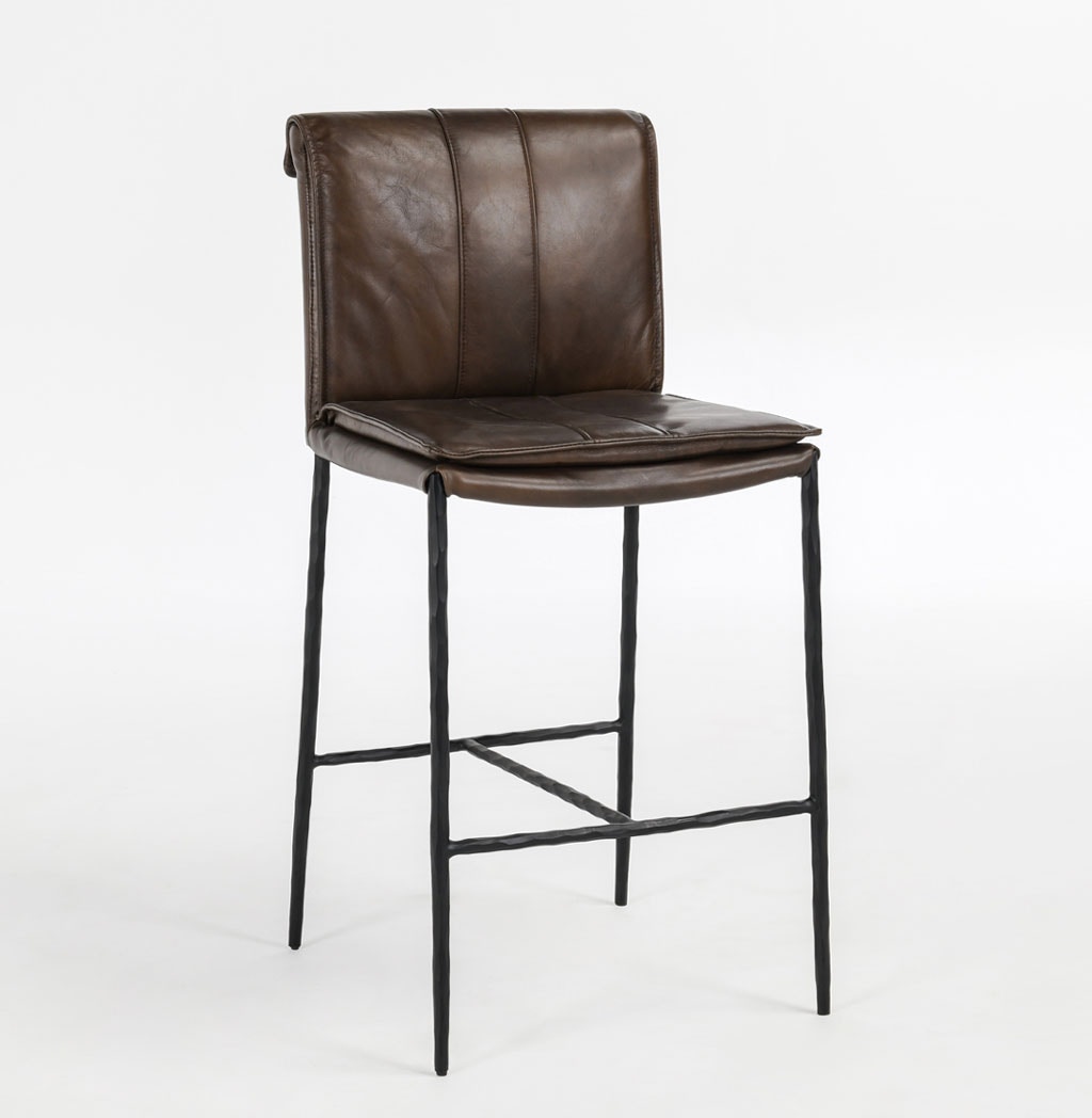  Mayer 26" Counter Stool Antique Brown 