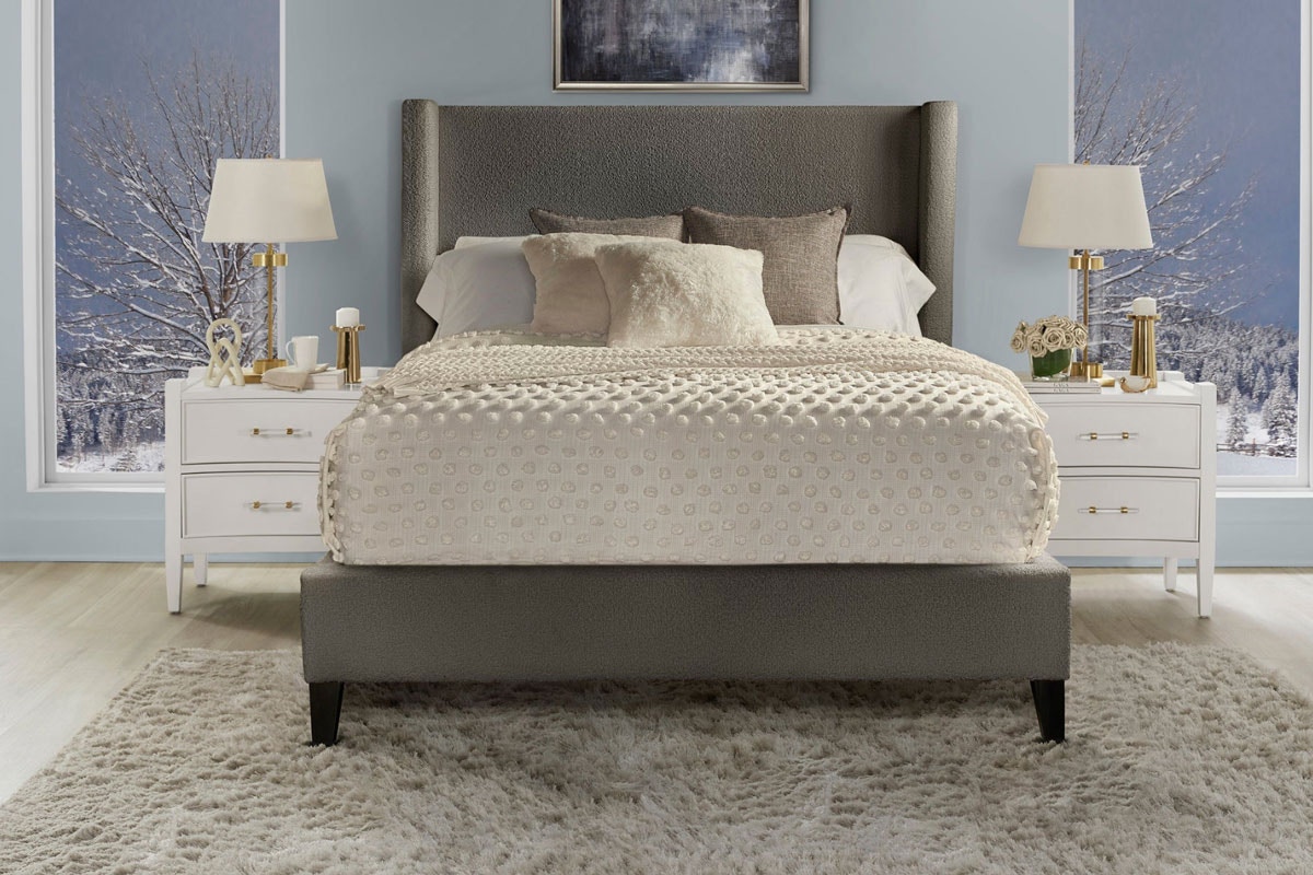  ANGEL - HIMALAYA CHARCOAL QUEEN BED 5/0 