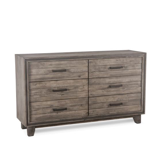  Driftwood 62" Dresser Weathered Graywash 