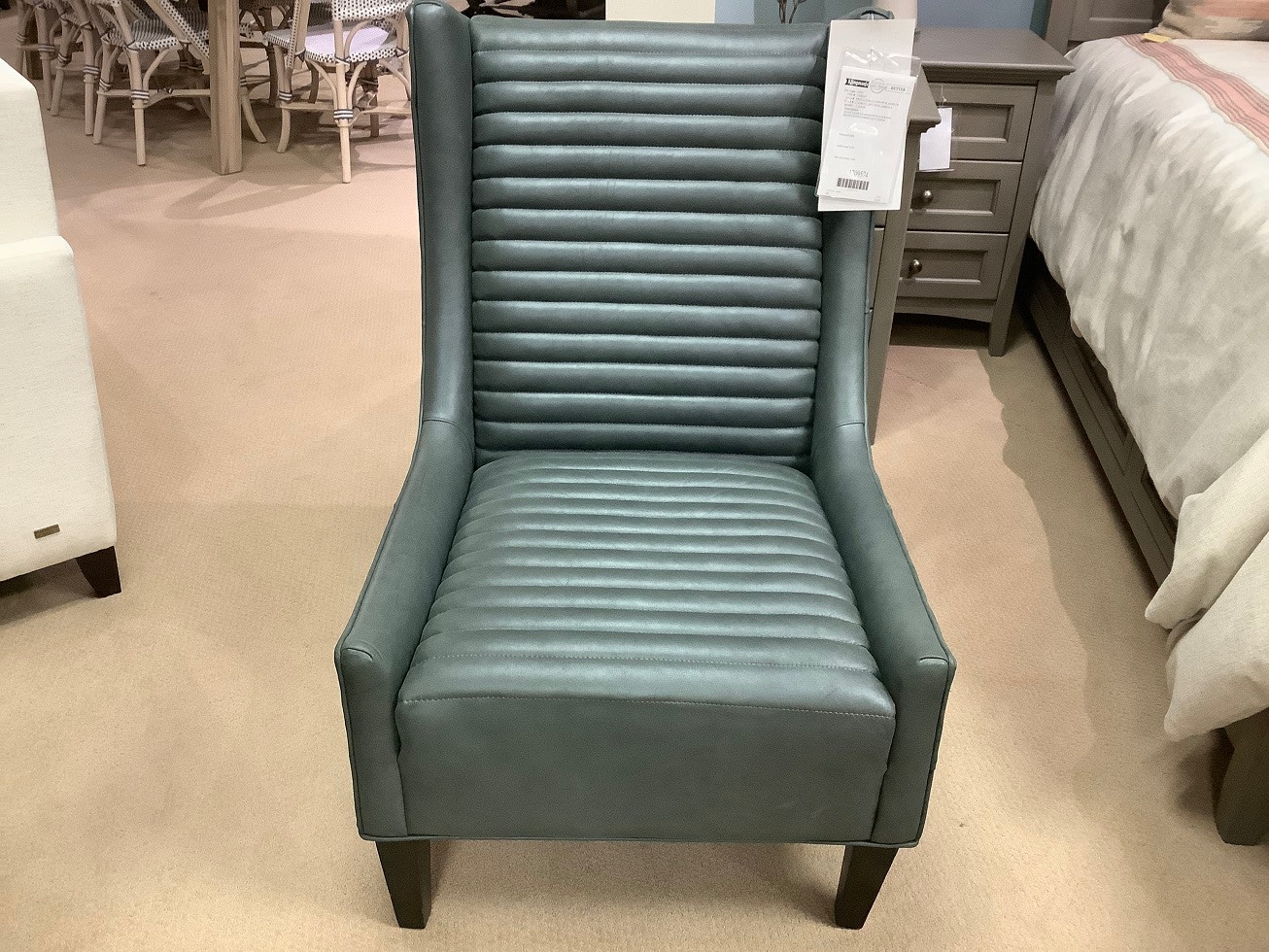 PRECEDENT FUNITURE Leather Grant Chair L3208-C1,OPT-PEW,160815-8