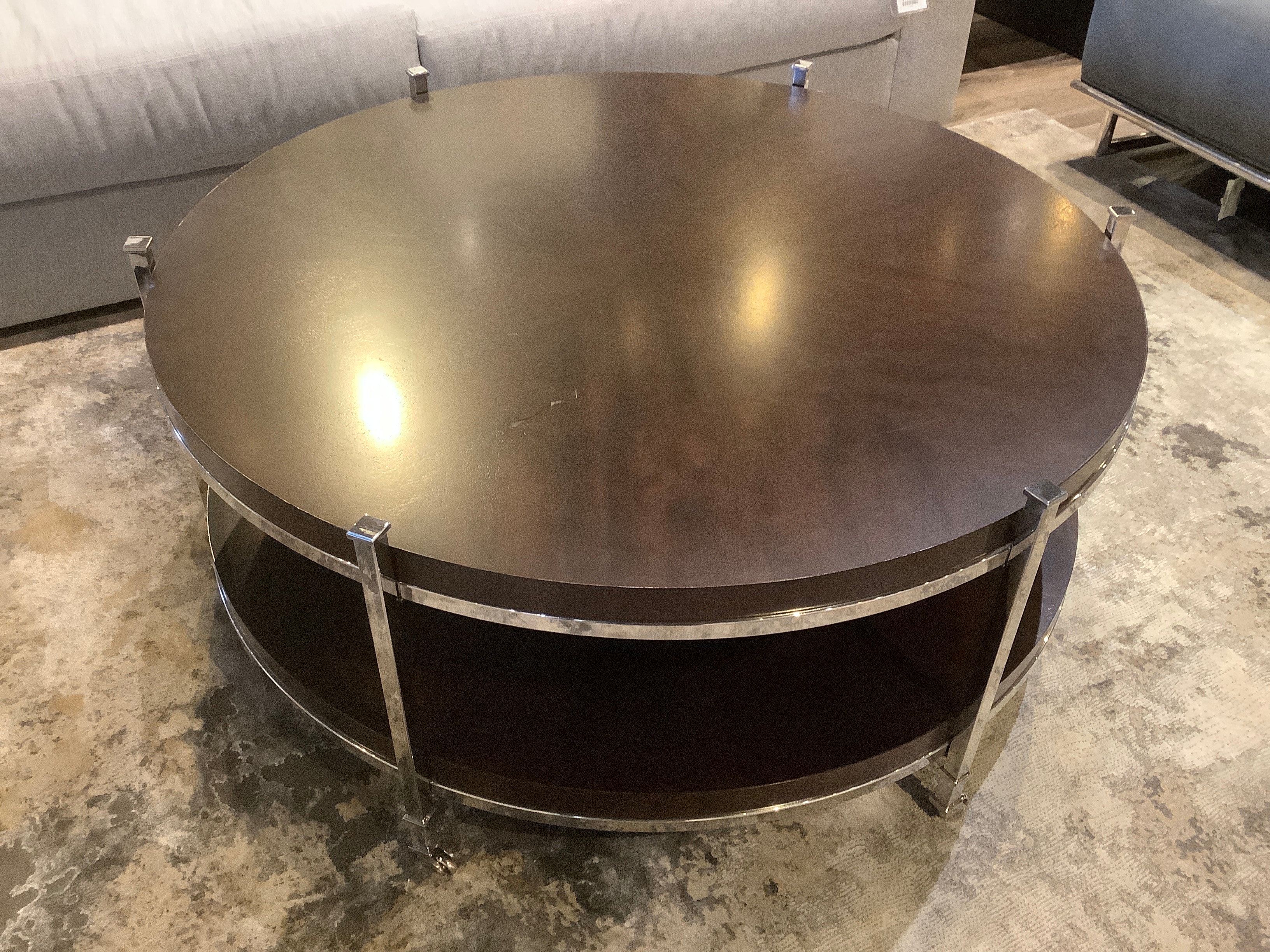 VANGUARD SHOWROOM FLOOR SAMPLE ACCT Living Room GIBSON ROUND COCKTAIL