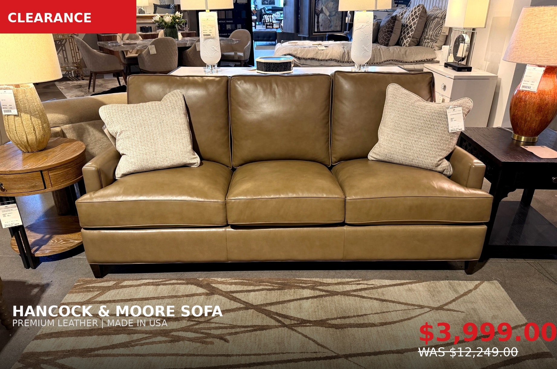  Ricki Leather Sofa 0343739