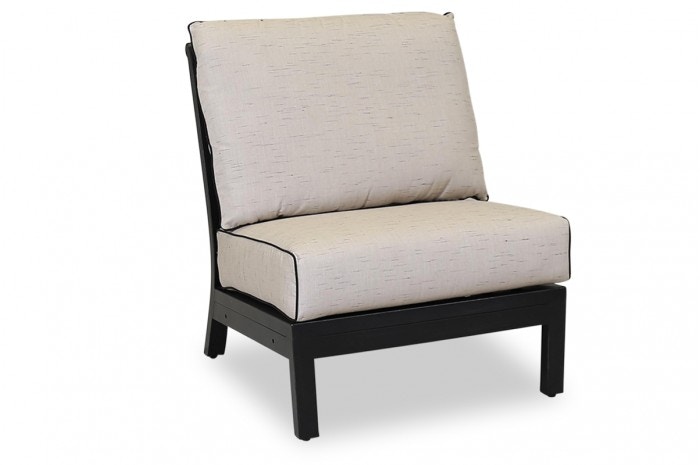  Monterey Armless Club Chair Old World Bronze Finish Over Cast and Aluminum Extrusions 3001-AC