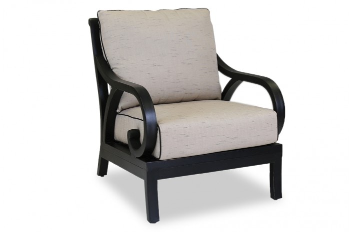  Club Chair Old World Bronze Finish Over Cast and Aluminum Extrusions 3001-21