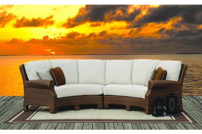  Santa Cruz 2 piece Curved Sectional 2201-CRVSEC