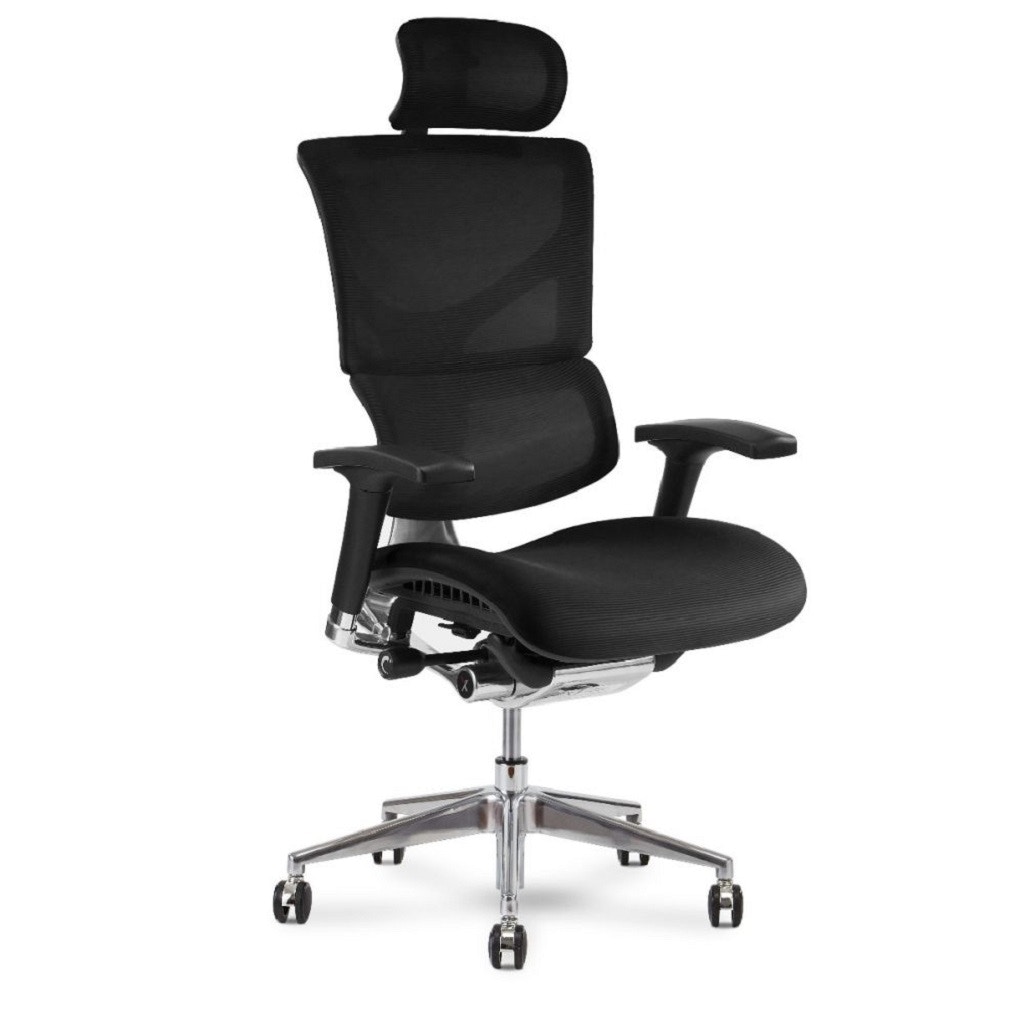 XCHAIR Home Office X3 Management Office Desk Chair X3EXECHDRSTBLACK