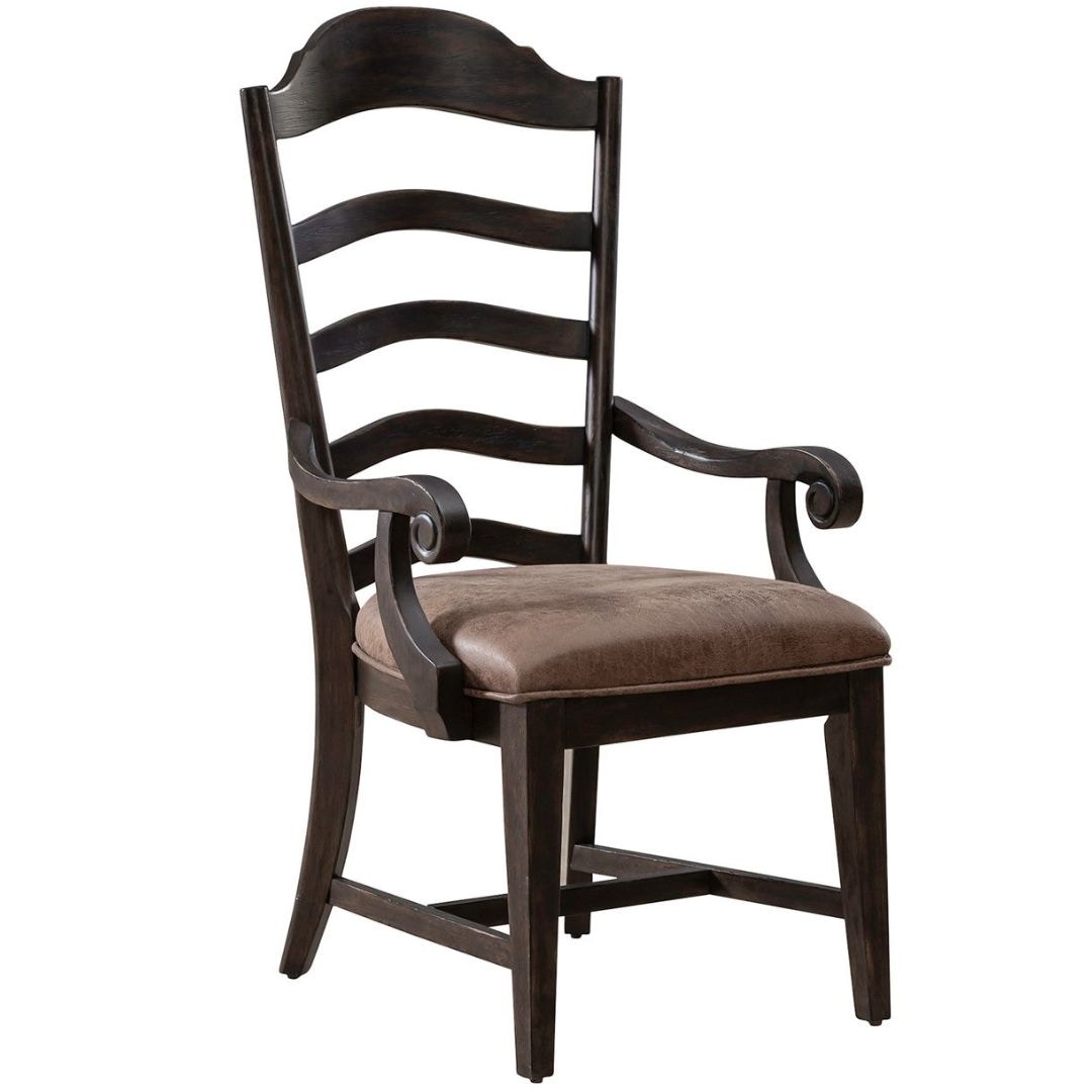 Flexsteel Upholstered Ladder Back Arm Chair 297-C2001A