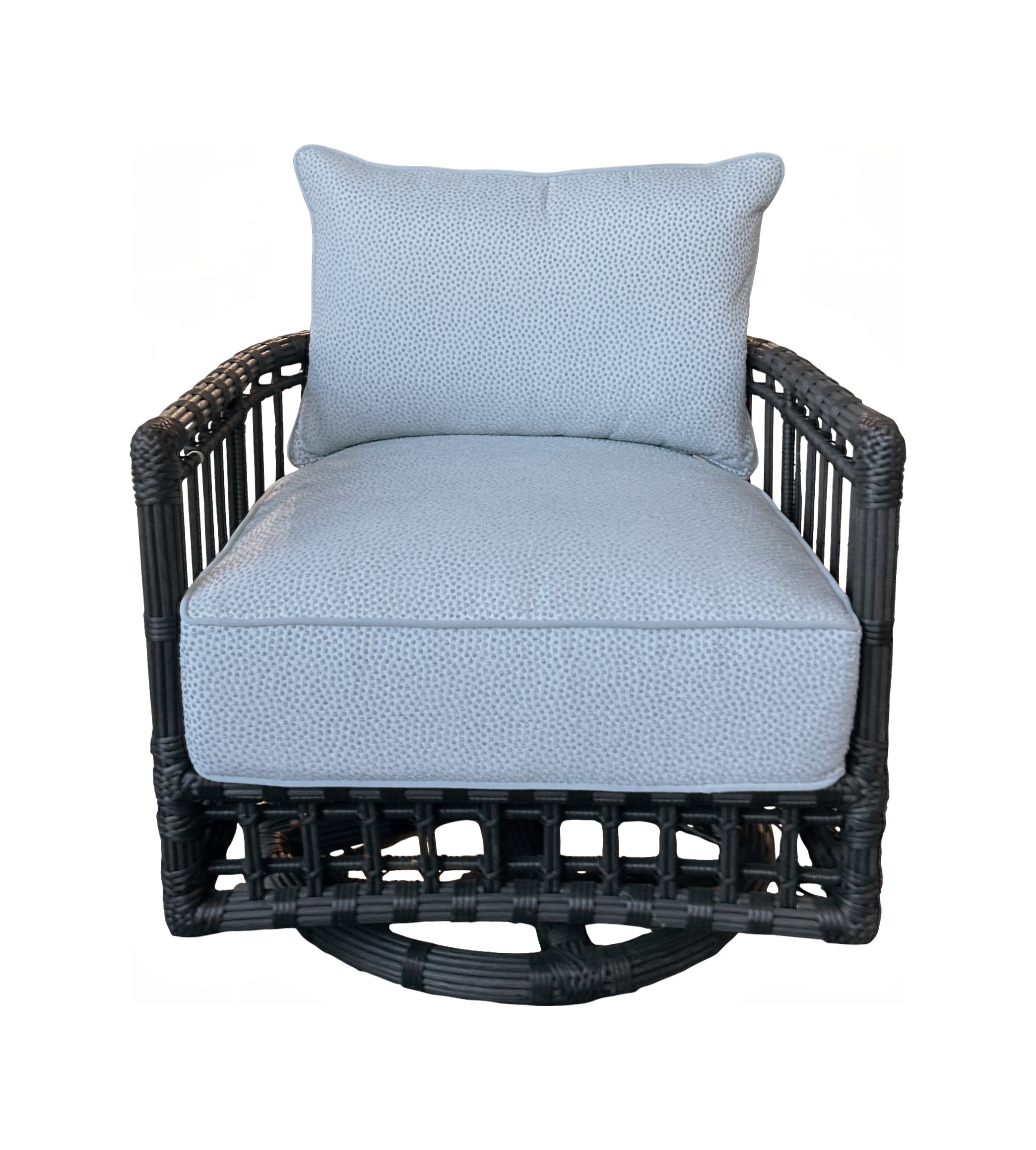Summer Classics Newport Swivel Barrel Chair 32430