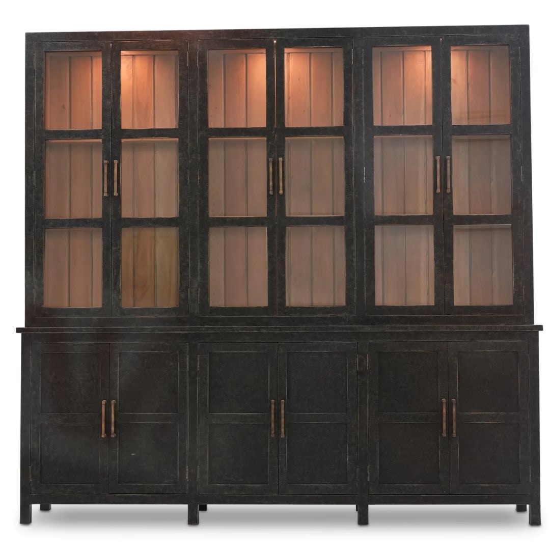 Bramble Madrone 12 Door Display Cabinet 68282 