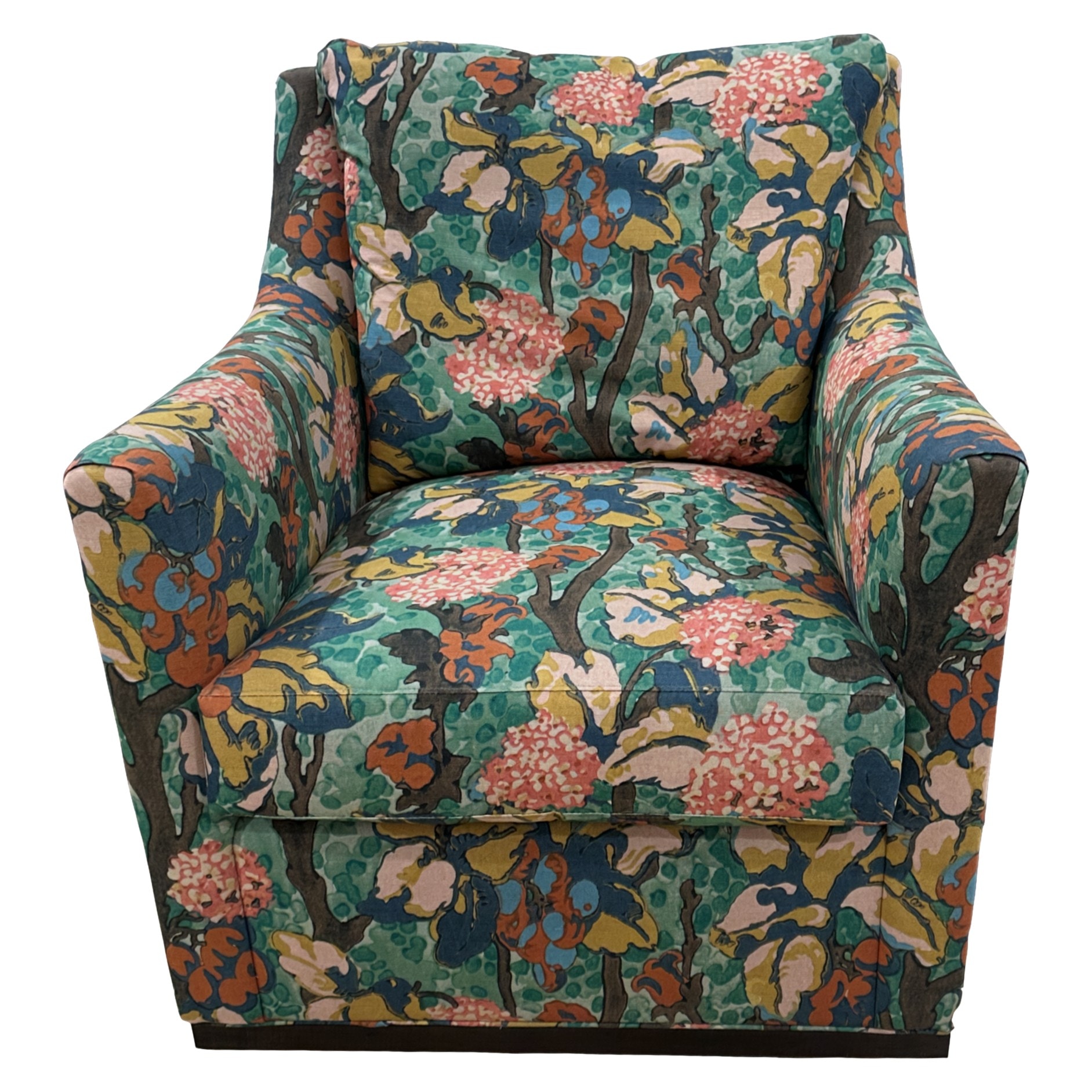 Wesley Hall Swivel Chair in Swoon Jade 511-SWIVEL