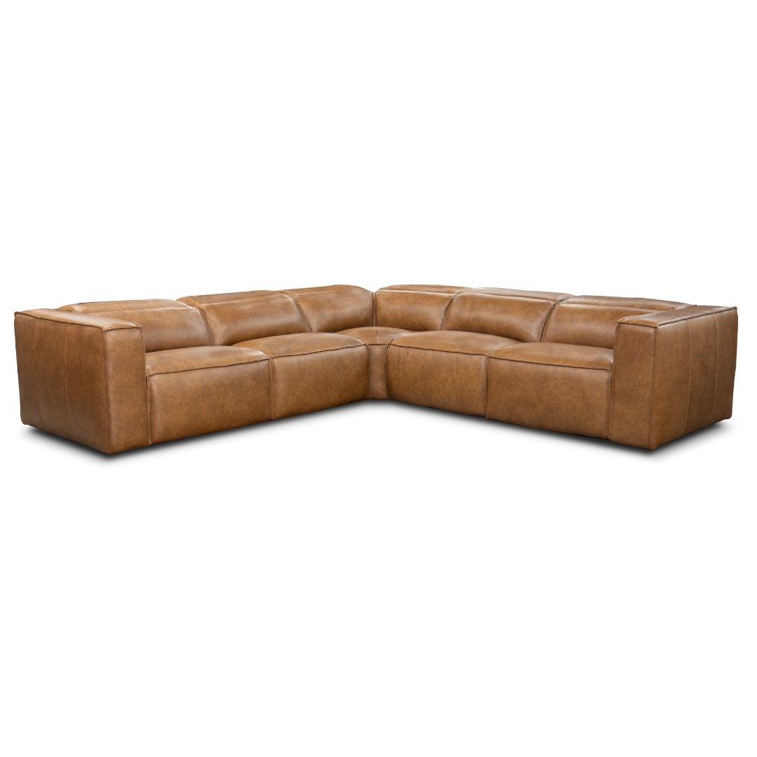 Moto Motion Sectional Sofia Nutmeg L898 3911A