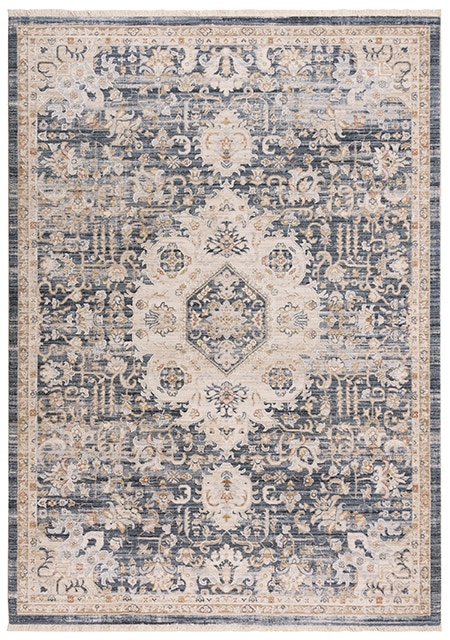 Rizzy Home Blue/ Ivory Rug ICO757
