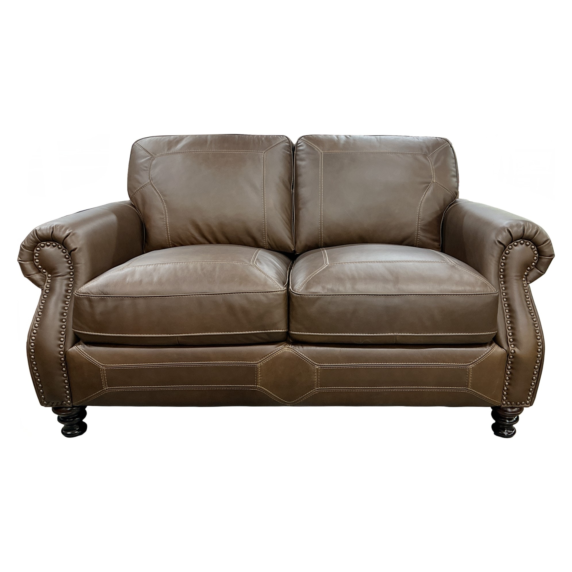 Simon Li Loveseat Volcano Brown J946-020-04-VL0B-01