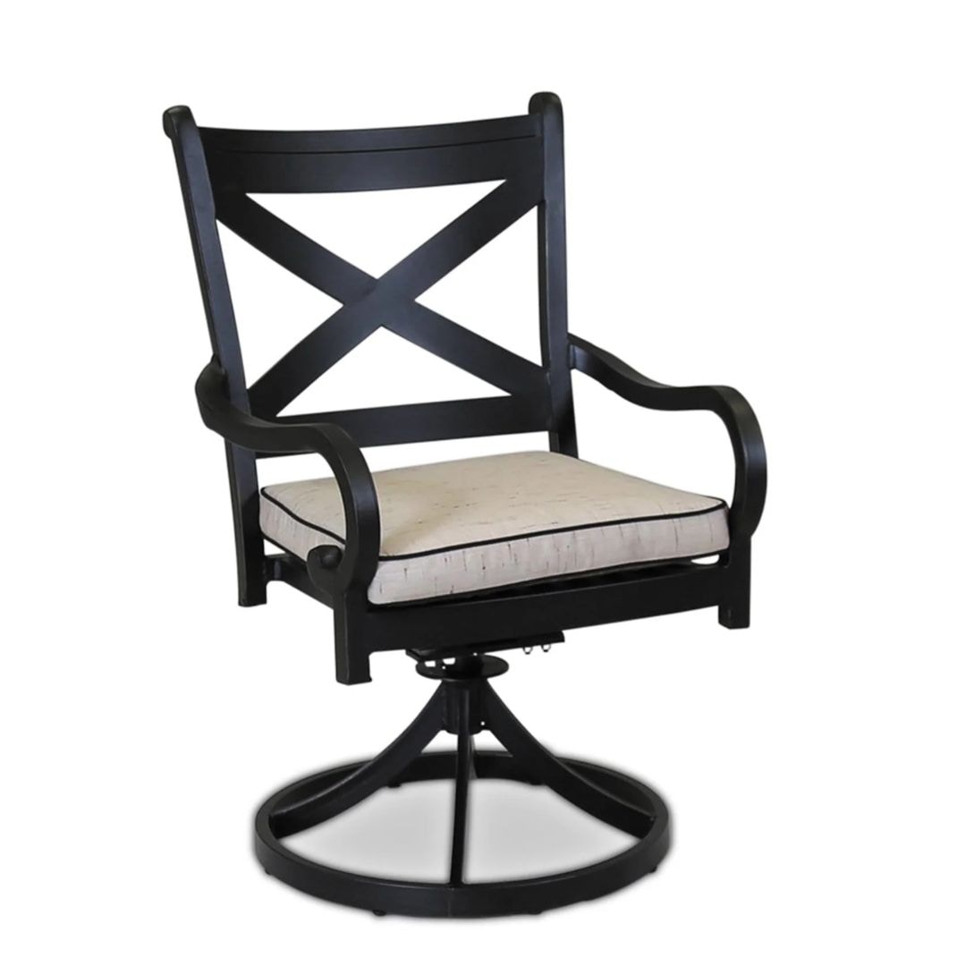 Sunset West Monterey Swivel Rocking Dining Chair 3001-11-W/FREQ