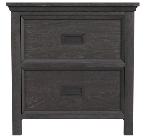 Elements International Nightstand Hampton Charcoal Y-15760-8-NS