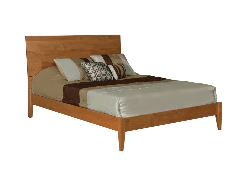Archbold Furniture Company 2 West King Modern Platform bed , Solid wood 63299N