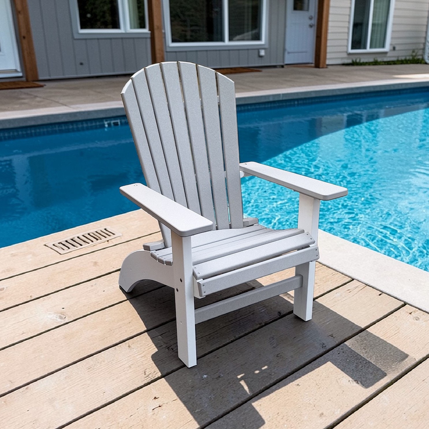 Colonial Road Amish Outdoor Poly Deluxe FanBack Chair LL380