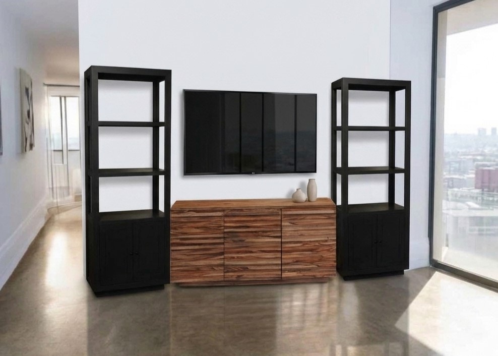 WoodWorks HF 3 Piece Wall Unit. Solid wood 58121-Set