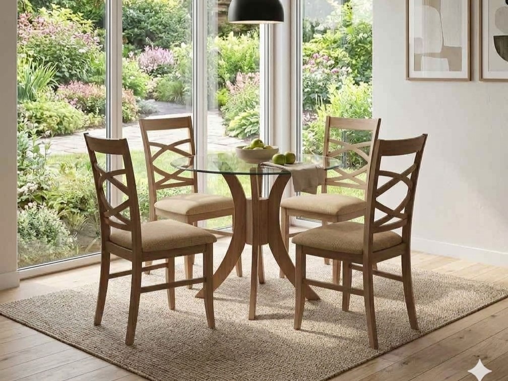John Thomas 5Piece Sienna Dining Set. Custom Finished T148RT-Set