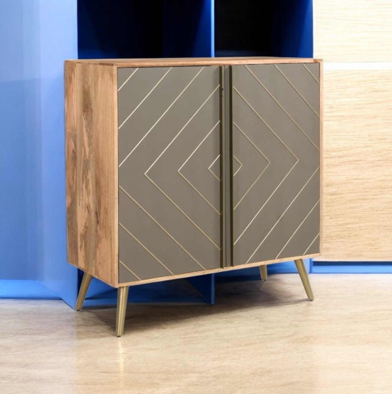 Jadu Accents Mangowood Bar Cabinet by Jadu 62462