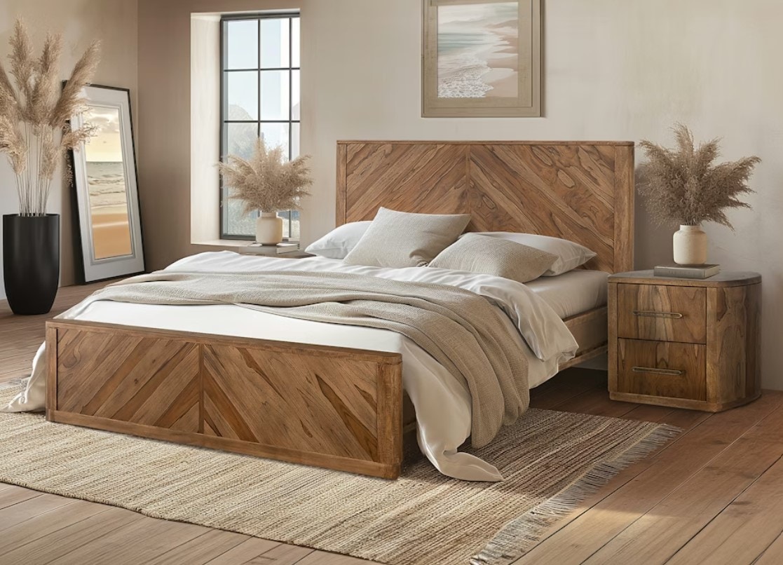 International Furniture Direct Balam King bed complete IFD4221KG