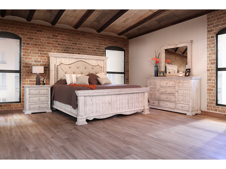 Terra White Bedroom Set Solid Wood By Int Furn Direct