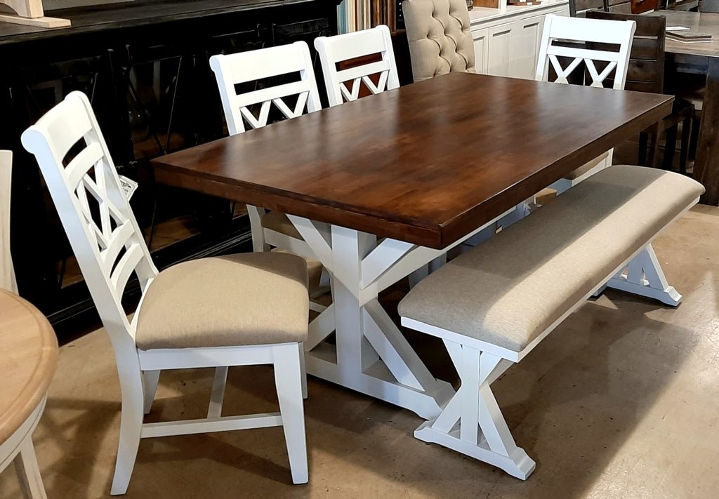 tomas 6 piece solid wood dining set