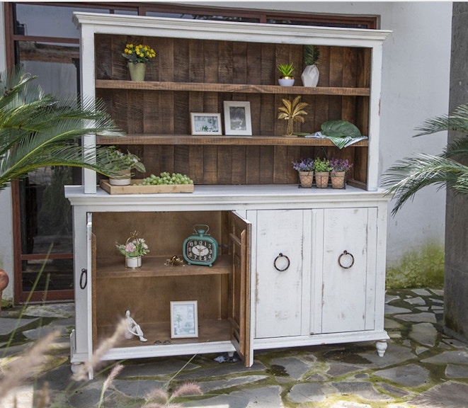 Capri, solid wood, Hutch Set by International Furniture Direct