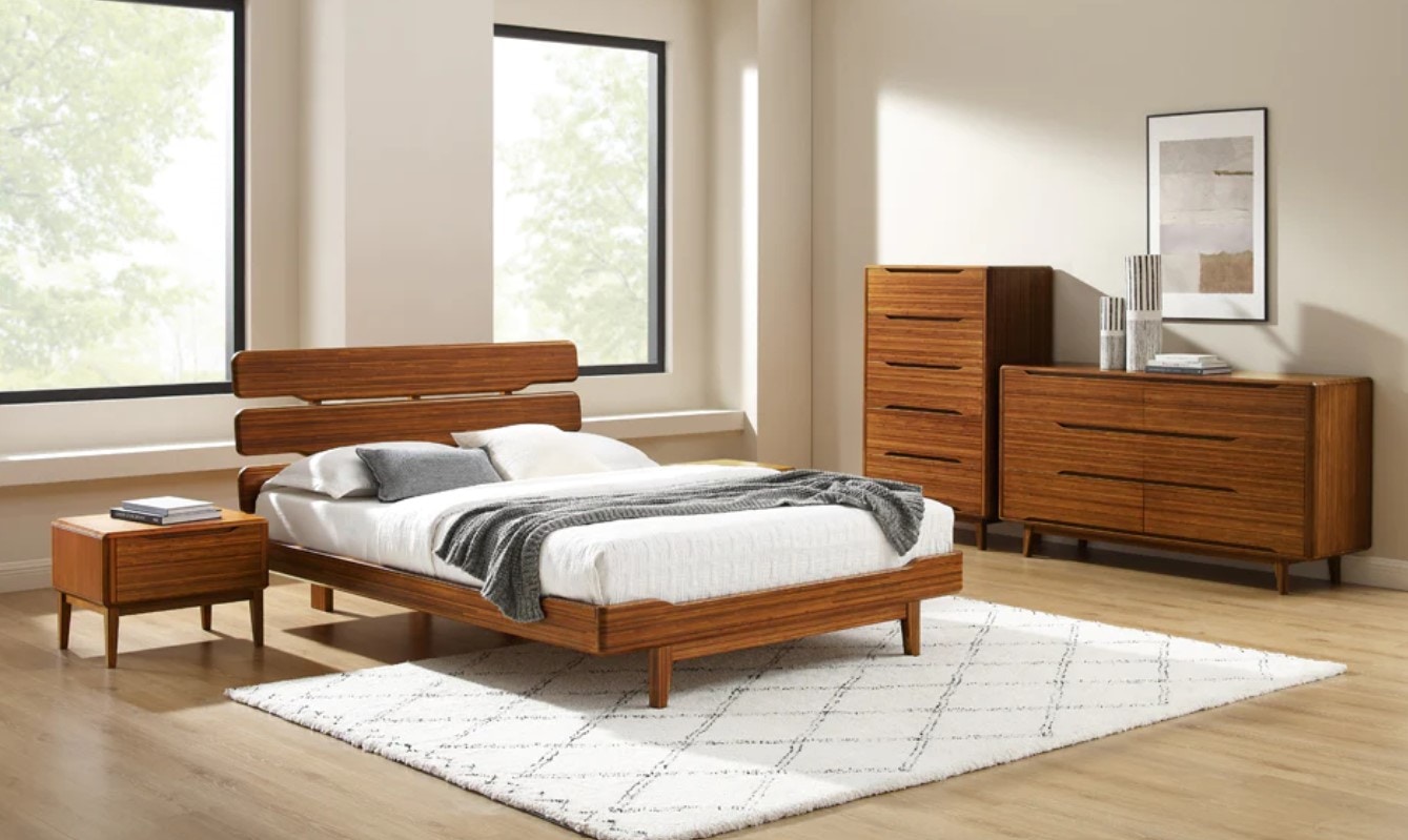 Greenington 4 Piece Currant King Bed Set, solid Bamboo G0027-SET