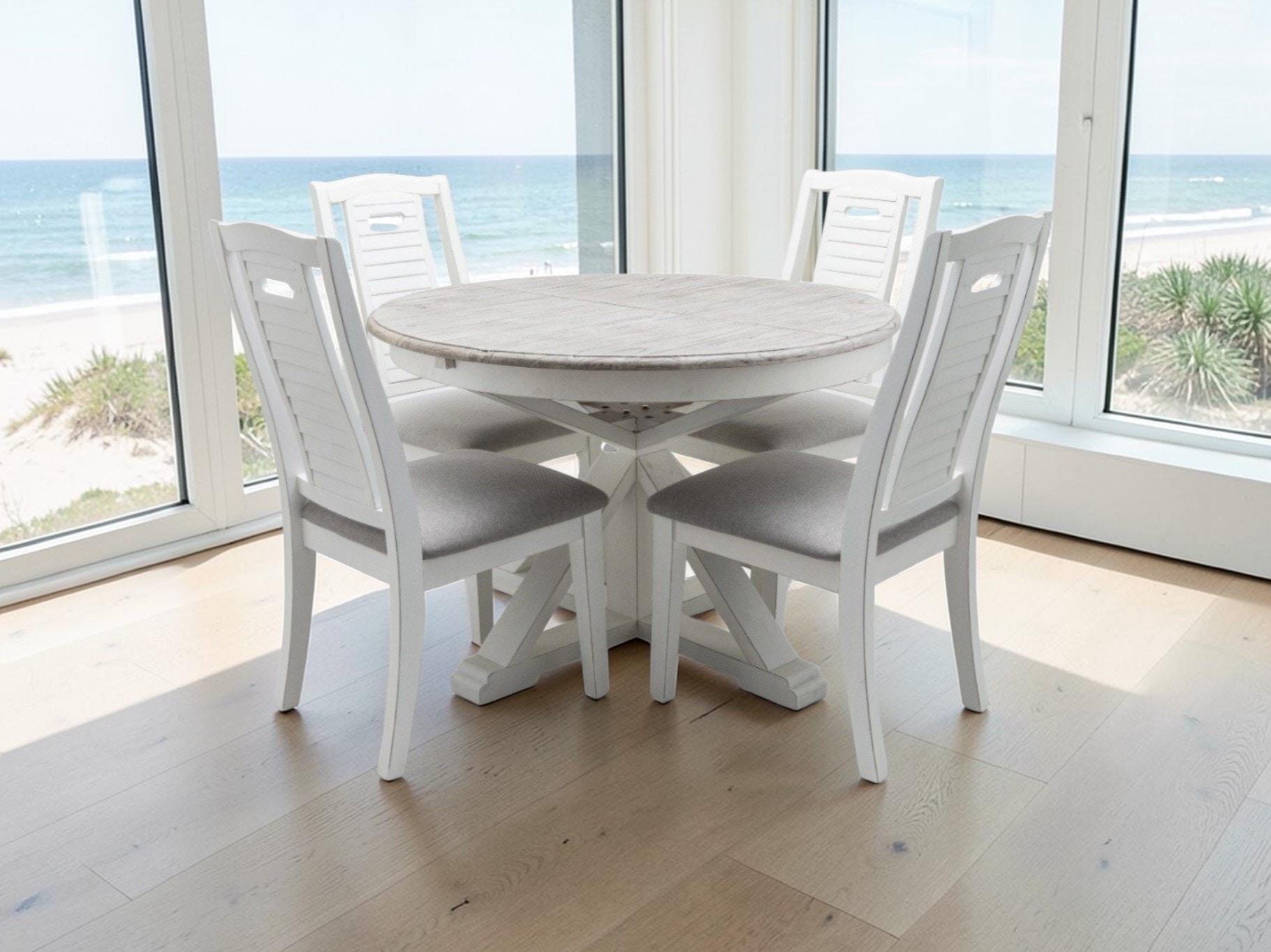 Seawinds Trading Islamorada 5 Piece Dining Set. Solid Mindi wood D23385