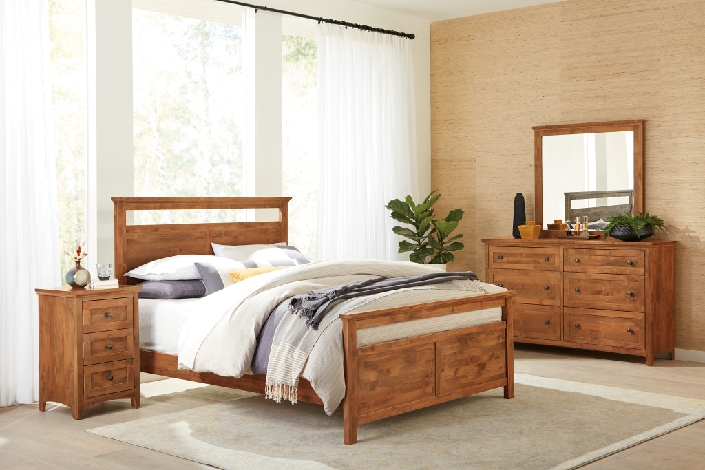 Archbold Furniture Company 4 Piece Emmerson King Bed Set. Solid wood 67399-Set
