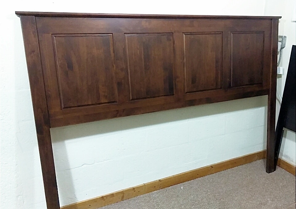 Raised Panel King Headboard Clearance Solid Wood
