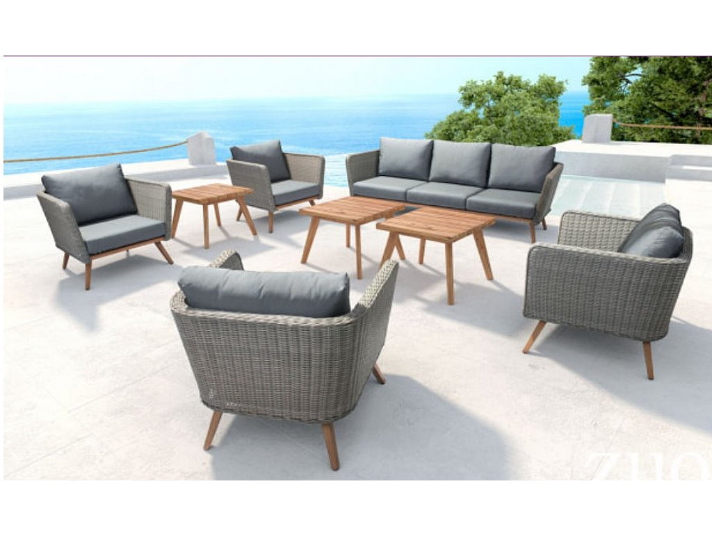 Woodworks Hf 5 Piece Monaco Outdoor Patio Set Zm703913 S