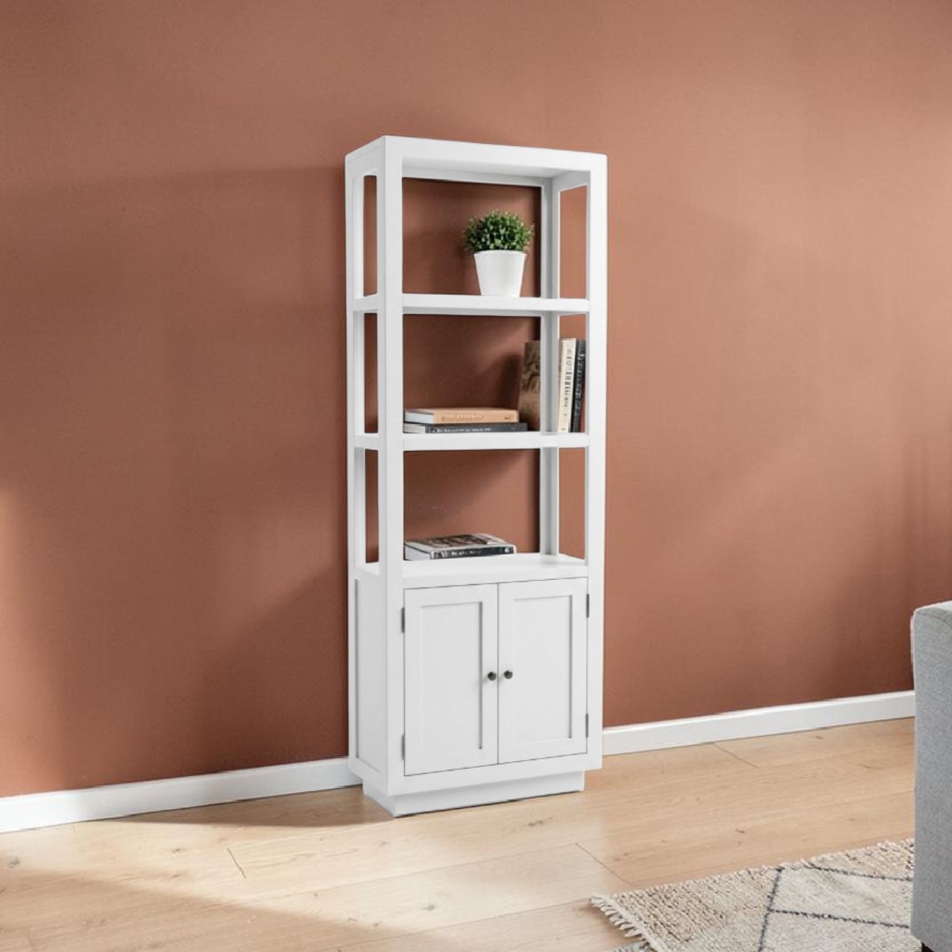 NAF Open Display Bookcase with Storage NAF1526