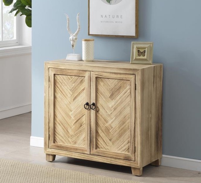 Jadu Accents 2 Door Cabinet, solid wood 55618