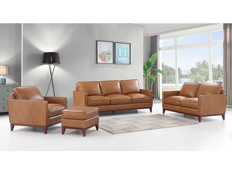 hærge Assimilate længst Newport leather sofa set by Leather Italia
