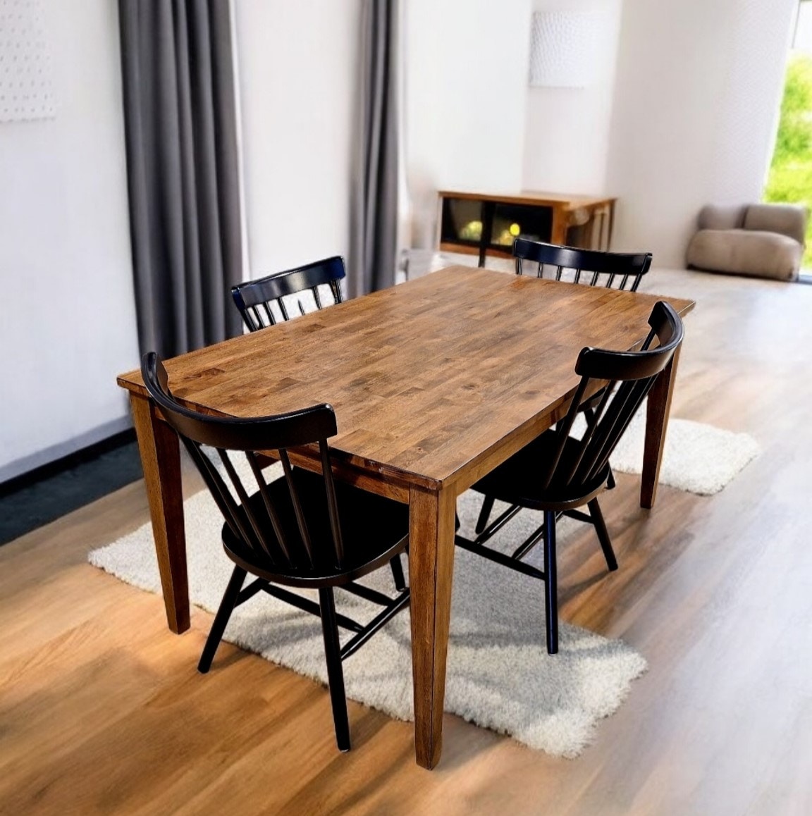 Winners Only 60X 36, 5 Piece Dining Set. Solid wood DC33660R/JT-SET 2