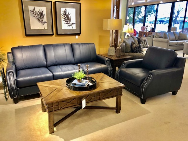Smart Living Leather Sofa Chair 2 Piece Set 18566625 Smart Living Leather Sofa